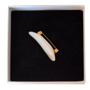 BROCHE COLMILLO BLANCO