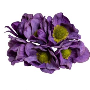 RAMILLETE FLAMENCA AMAPOLA LAVANDA
