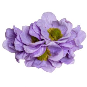 RAMILLETE FLAMENCA AMAPOLA LILA