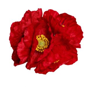 RAMILLETE FLAMENCA AMAPOLA ROJO