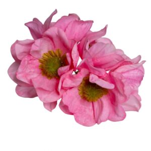 RAMILLETE FLAMENCA AMAPOLA ROSA