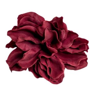 FLOR FLAMENCA PEONIA GRANATE
