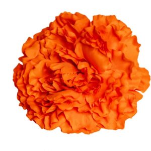 FLOR FLAMENCA PEONIA MAXI NARANAJA