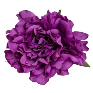 FLOR FLAMENCA PEONIA MORADA
