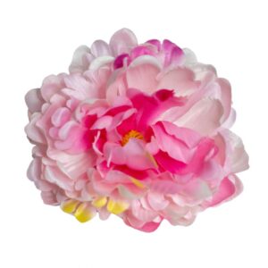 FLOR FLAMENCA PEONIA TONOS ROSAS