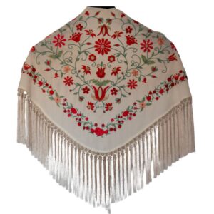 MANTONCILLO JARDIN BLANCO