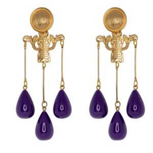 PENDIENTES VILLADIEGO MORADO