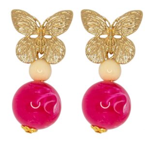 PENDIENTES CARLOTA FUCSIA