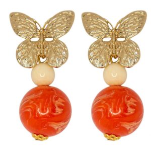 PENDIENTES CARLOTA NARANJA