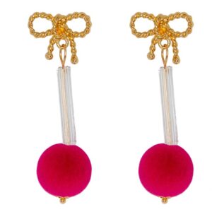 PENDIENTES CARMEN FUCSIA