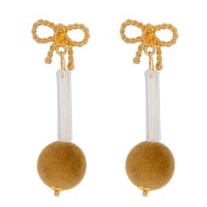 PENDIENTES CARMEN OCRE