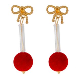 PENDIENTES CARMEN ROJO