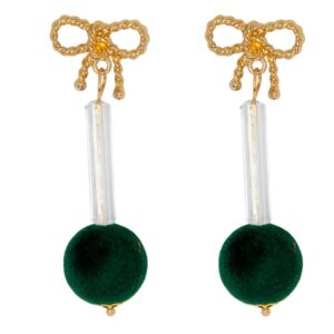 PENDIENTES CARMEN VERDE OLIVO