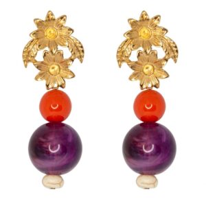 PENDIENTES MARINA MORADO
