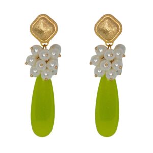 PENDIENTES ROCIO VERDE LIMA