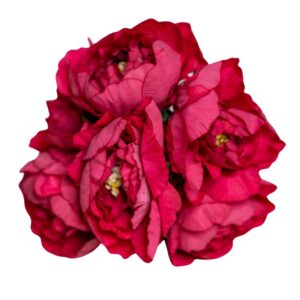 RAMILLETE FLAMENCA PEONIA FRESA